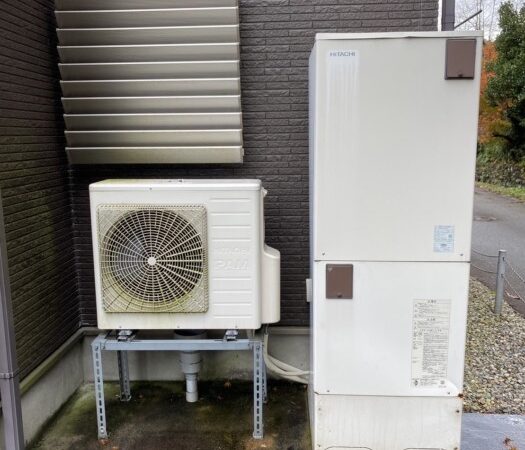 富山市　電気温水器からエコキュートへの交換工事